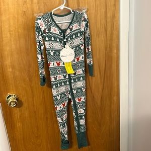 Little Sleepies Mickey Fair Isle Toddler Zippy 2T NWT